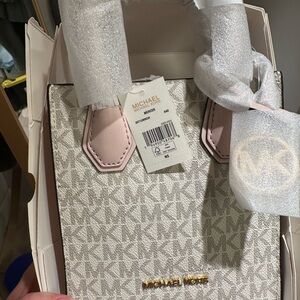 Mercer Extra-Small Logo and Leather Crossbody Bag